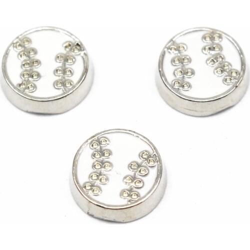 10pcs/lot Hot selling tennis Floating Charm living glass floating memory lockets