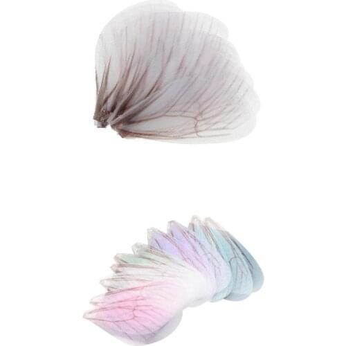 20pcs Colorful Butterfly Dragonfly Wings Charms Earring Findings Jewelry DIY