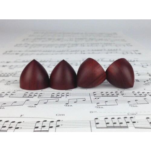 4 Pair Rosewood wood Cone shock absorber balance Speaker shock amplifier spikes rack CD player feet Dia. 23mm
