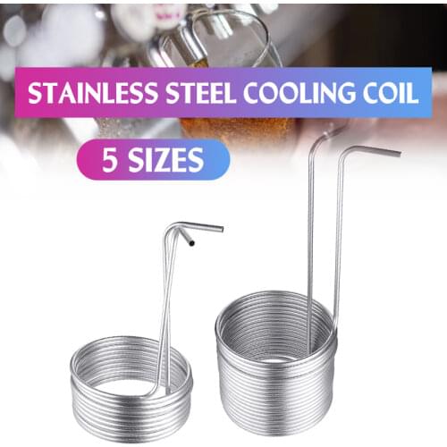 5 Sizes Stainless Steel Wort Chiller Immersion Tube For Home Brewing Super Efficient Wort Chiller Home Wine Making Machine Part
