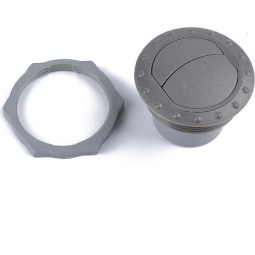 60mm Air Outlet Rotating Interior Round Ceiling RV Air Conditioning Installation ABS Car RV ATV A/C Vent Wind Outlet Accessories