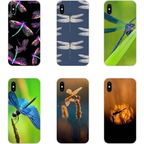 Accessories Phone Cases Covers Beautiful Dragonflys For Apple iPhone X XR XS 11Pro MAX 4S 5S 5C SE 6S 7 8 Plus ipod touch 5 6
