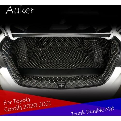 For Toyota Corolla/Levin 12TH 2019 2020 2021 Durable Trunk Mat Cargo Liner Rear Tail Box Carpets Full Coverage Car Styling