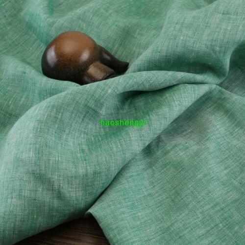 Brand order pure linen special craft yarn-dyed Chinese garment fabric