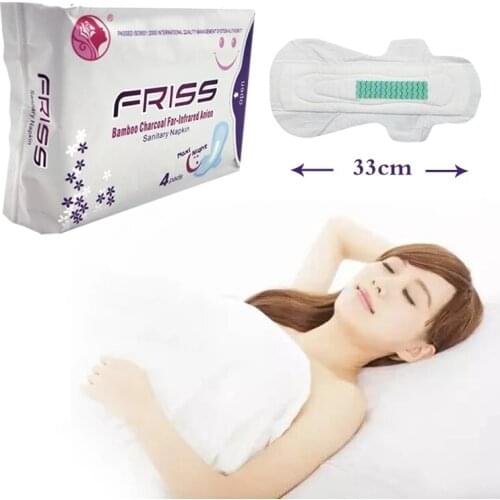 5Pack Sanitary Pads Anion Sanitary Napkin Kill Bacteria Anti Inflammation Remove Yeast Infection Women Health Cotton Panty Liner