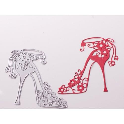 Metal High heels die cutting dies for Scrapbooking/DIY Easter wedding Halloween Easter card