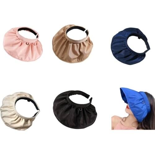 N7MF Women Trendy Cap Portable Hat Multiple Colors Breathable Non-glare Diminish Ultraviolet Irradiation Ponytails Available