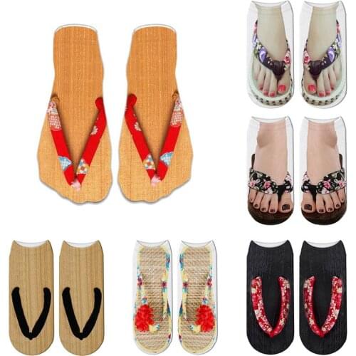 New Design Funny Printed socks short Animal Women socks Terror novelty socks Fashion Cute Low Cut Ankle Socks 5ZWS106