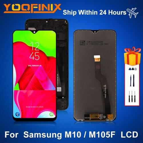 6.22"Original For Samsung Galaxy M10 2019 LCD SM-M105FN/DS M105F/DS Display Assembly Replacement Parts For Samsung M10 Display