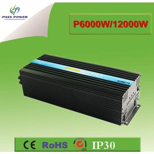 Factory Direct Sale,Pure Sine Wave 6000w Inverter 12V 24V 48V dc to 110V 220V 230V 240Vac