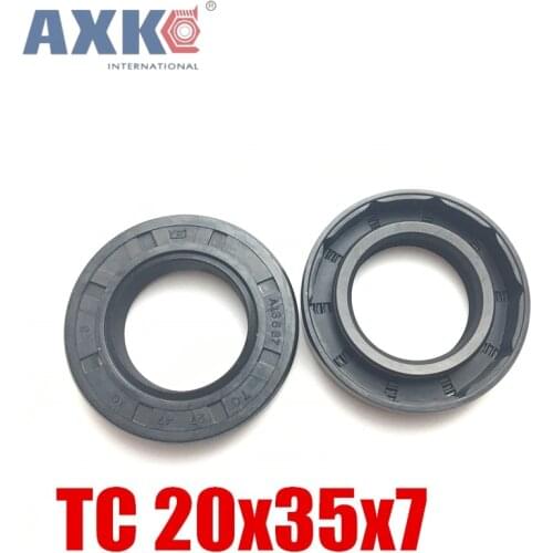 TC 20x35x7 mm Oil Shaft rubber Simmer ring Rotary shaft seal FKM VITON Seals FPM Bronw Rubber gasket