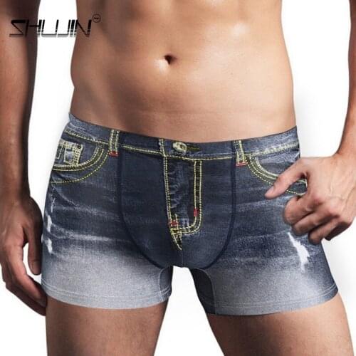 Мужские трусы с принтом SHUJIN China At AliExpress