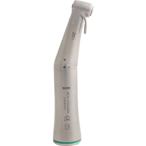 Dental 20:1 Fiber Optic Implant Contra Angle Low Speed Handpiece Air Turbine BDX-DSG20L