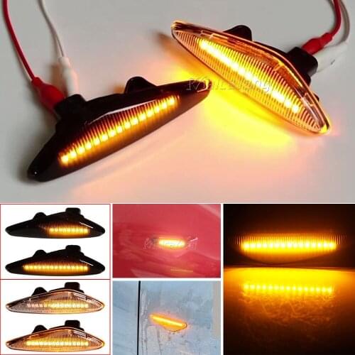 LED Side Repeater Marker Turn Signal Indicator Flasher For Mazda 6 Mazda6 GH Mazda5 CW Premacy RX-8 MX-5 Fiat 124 Spider