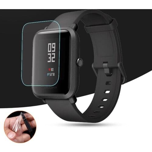 Soft TPU HD Clear Protective Film Guard For Xiaomi Huami Amazfit Bip BIT PACE Lite Smart Watch Full Screen Protector Cover