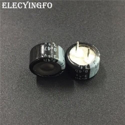 2pcs/20pcs 0.47F 3.6V0.47F ELNA DBS Series 13.5X7.5mm 3.6V0.47uF Low ESR Farad Super Capacitor