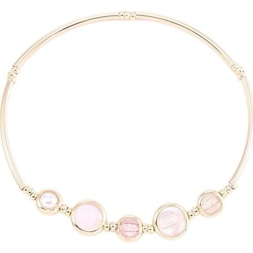 2021 New Style Jewelry Creativity Simple Bracele Elastic Bracelet Thin Fashion Creative Stone Bracelet Charming Female Bracelet