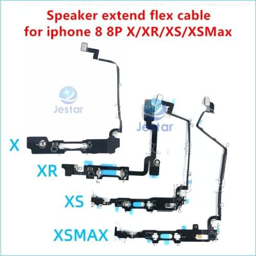 5pcs/lot Speaker extend flex cable for iphone 8 8Plus X XS XR XSMax