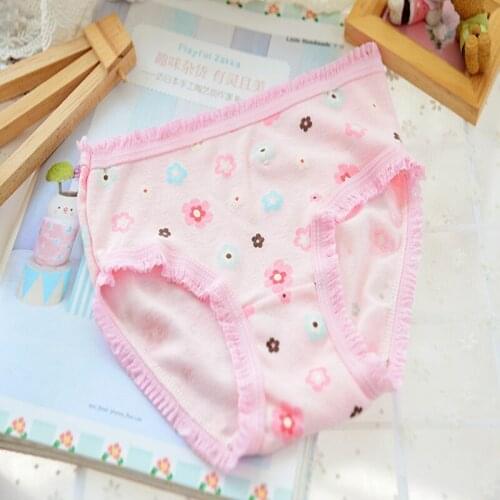 5Pcs/lot Girls Briefs Panties Kids Underpants Underwear Cotton Panties ATNN0065