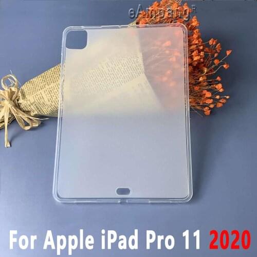 For iPad Pro 11 2020 Case Slim Matte Soft Silicone Case for Apple iPad Pro 11 2nd Generation A2068 A2230 Cover Coque Funda Capa