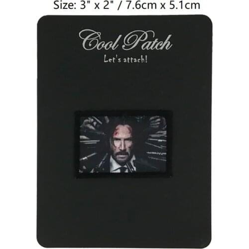 John Wick 2 Morale HOOK Patch clothing Tactical Military Army Badge Movie TV SERIES Costume Embroidered Emblem patches badge