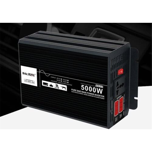 2000W3000W6000W7000W pure sine wave inverter 12V24V48V60V to 220V automotive solar home high quality