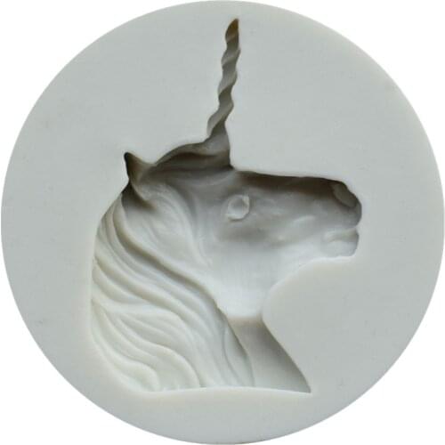 Cute Unicorn Silicone Mold Fondant Mould Cake Decorating Tools Chocolate Gumpaste Mold, Sugarcraft, Kitchen Gadgets SQ15332