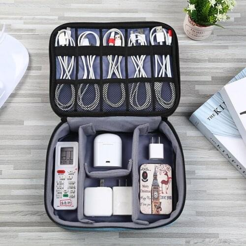 Mylb Multifunction Digital Storage Bag USB Data Cable Earphone Wire pen Power bank Organizer Portable Travel Kit Case Pouch