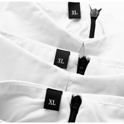 400Pcs Garment Size Tags Kit Sew On Clothing Labels S/M/L/XL Size Labels Shirt Blouse Clothes Size Marker DIY Sewing Accessories