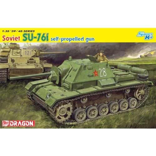 DRAGON 6838 1/35 Soviet Su-76i Self-Propelled Gun - Scale model Kit