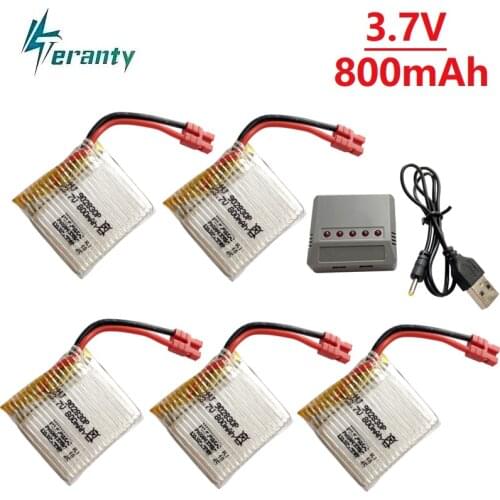 Upgrade 3.7V 800mAh battery for SYMA X21 X21W x26 X26A remote Control drone parts with X21 X21W x26 X26A charger