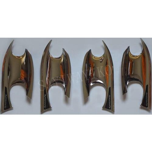 Fit for 19 Santa Fe modified door bowl decoration ABS plating decorative parts