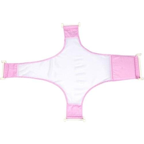 New Newborn Infant Baby Bath Adjustable Antiskid Net Bathtub Sling Mesh Net Accessories