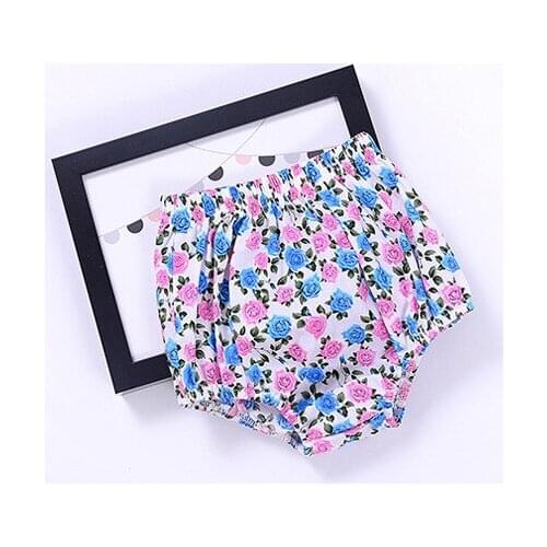 Newborn Baby Bloomers Floral Shorts Baby Girls Shorts Diaper Covers Infant Shorts Toddler Fashion Summer Clothing