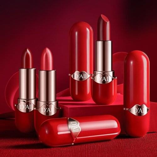 Sexy Student Matte Lipstick Makeup 6 Color Nude Long Lasting Pigment Waterproof Nutritious Lips Stick Women Fashion Makeup Gift