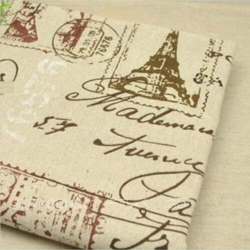 Retro vintage Cotton and Linen fabric by meter DIY sofa Tablecloth curtain home decor cotton fabric furniture cover supply