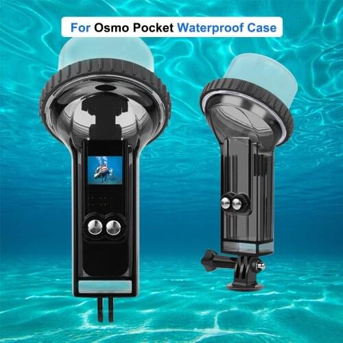 Waterproof Case for DJI Osmo Pocket 1/2 Handheld Gimbal 60m Diving Case Protective Housing Shell Underwater Shooting Accessories