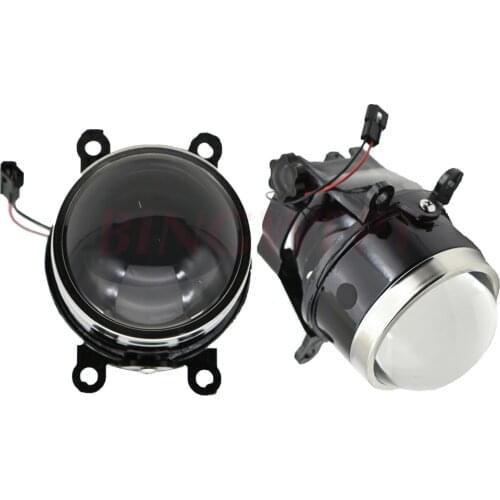 1pair 3.0 inch adjustment bracket HD bi xenon Fog Light Waterproof projector lens fit for D2S D2H H11 Lamps For F-ord S-UBARU