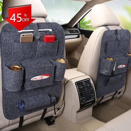 1PC Car Storage Bag Universal Box Back Seat Bag Organizer Pouch Backseat Holder Pockets Car-styling Protector Auto Accessories
