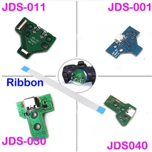 100pcs 12pin 14 pin Breathing lamp Triangular mainboard for playstation 4 PS4 wireless Dualshock controller with Ribbon Cable