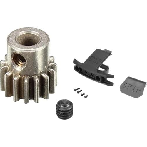 2 Set For JLB Racing CHEETAH 1/10 Brushless RC Car Parts Accessories, Bumper EB1003 & 15T Motor Gear EA1040