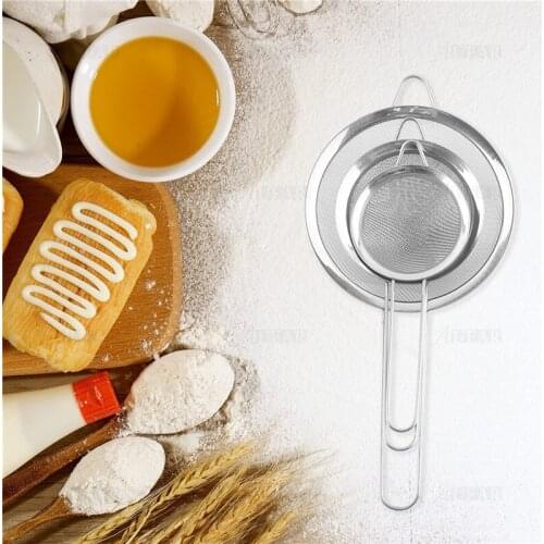 3 pcs High Quality Ultra-fine Twill Mesh Stainless Steel Tapered Cocktail Filter Screen Drain Pasta Tea Kitchen Accessories