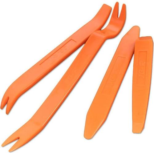 4X 1 set Plastic Auto Car Radio Panel Door Clip Panel Trim Dash Audio Removal Kit Repair Hand Cockpit Pry Tool Car Accessories