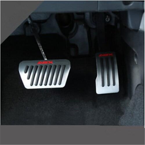 Car styling Gas brake pedal cover case For Mitsubishi Outlander ASX Lancer Evolution Pajero Eclipse Grandis FORTIS Zinger Mirage