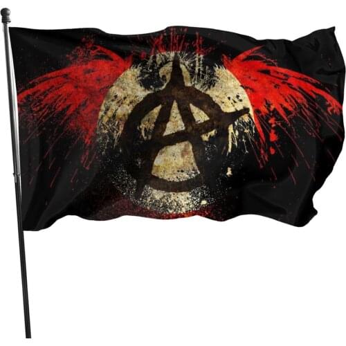 Anarchy red flag 90x150cm Creative Anarchy Outdoor Flag Interior Decoration