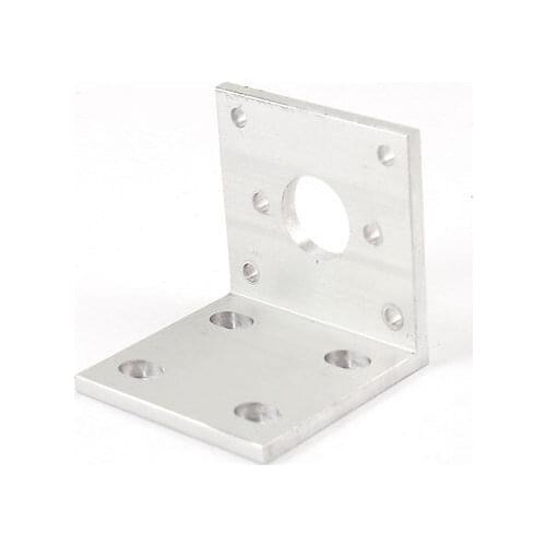 L Shape Aluminum Alloy DC Geared Motor Mount Holder Bracket for RS775 Machine