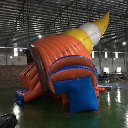 10m outdoor game inflatable Conch slide for sale , inflatable seashell animal slides for adult and kids