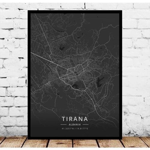 Tirana Albania Poster