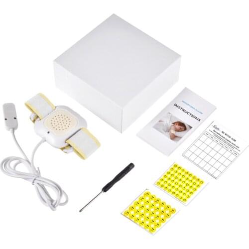 Professional Bedwetting Alarm Enuresis Alarm with Loud Sound Bright Lights and Strong Vibration Child Potty Training