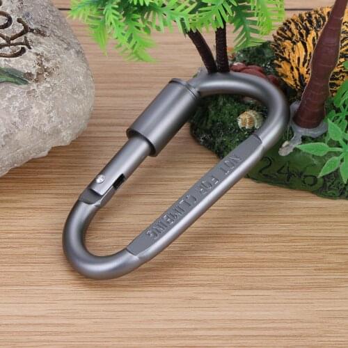 Backpack Buckle Carabiner Clips Outdoor Nylon Camping Bag Hanger Hook Clamp EDC Carabiner Survival Gear Tools